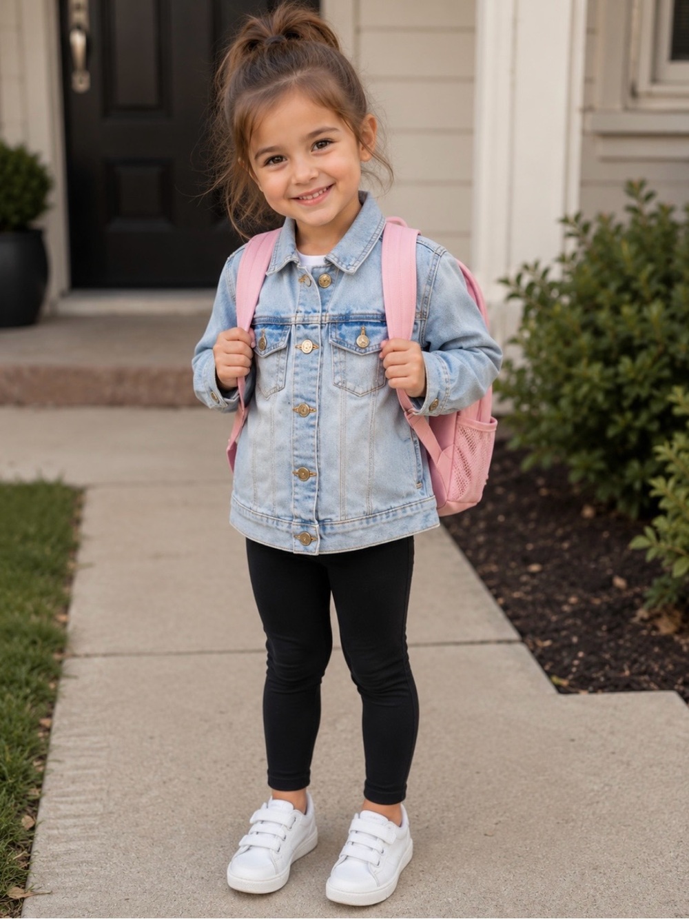 Kids Light Blue Denim Jacket - Classic Style
4T Girls